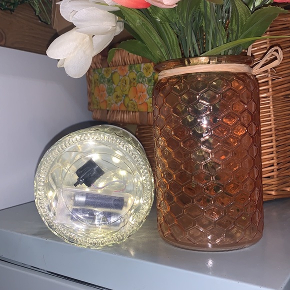 Glass jar with lid + light pack - Picture 2 of 3